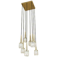 Eight-Light German Chandelier by Staff