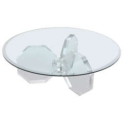 Saturday sale 50% Reduction Stunning Lucite Coffee Table or Side Table