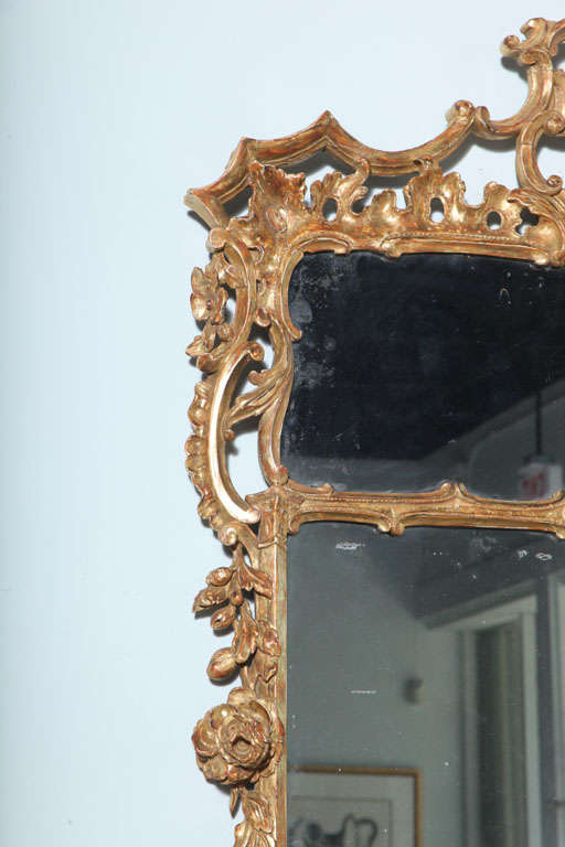 Fine Pair of George III Giltwood Mirrors, Probably Irish 3