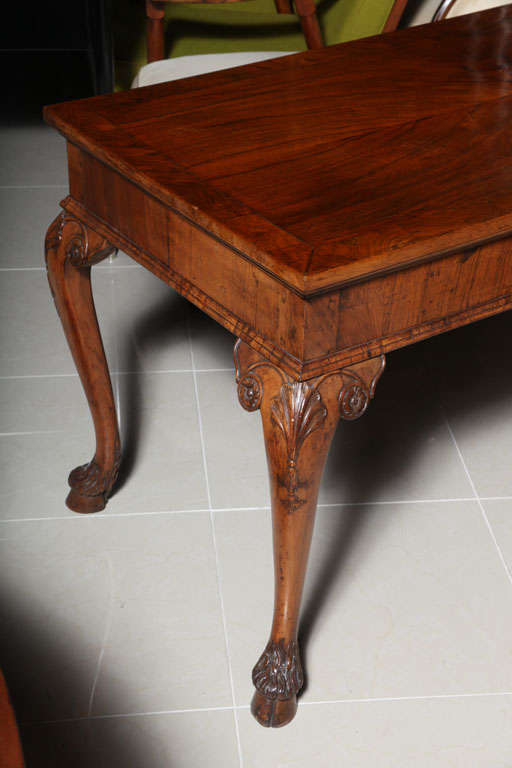 Venetian Olivewood and Walnut Writing Table For Sale 2