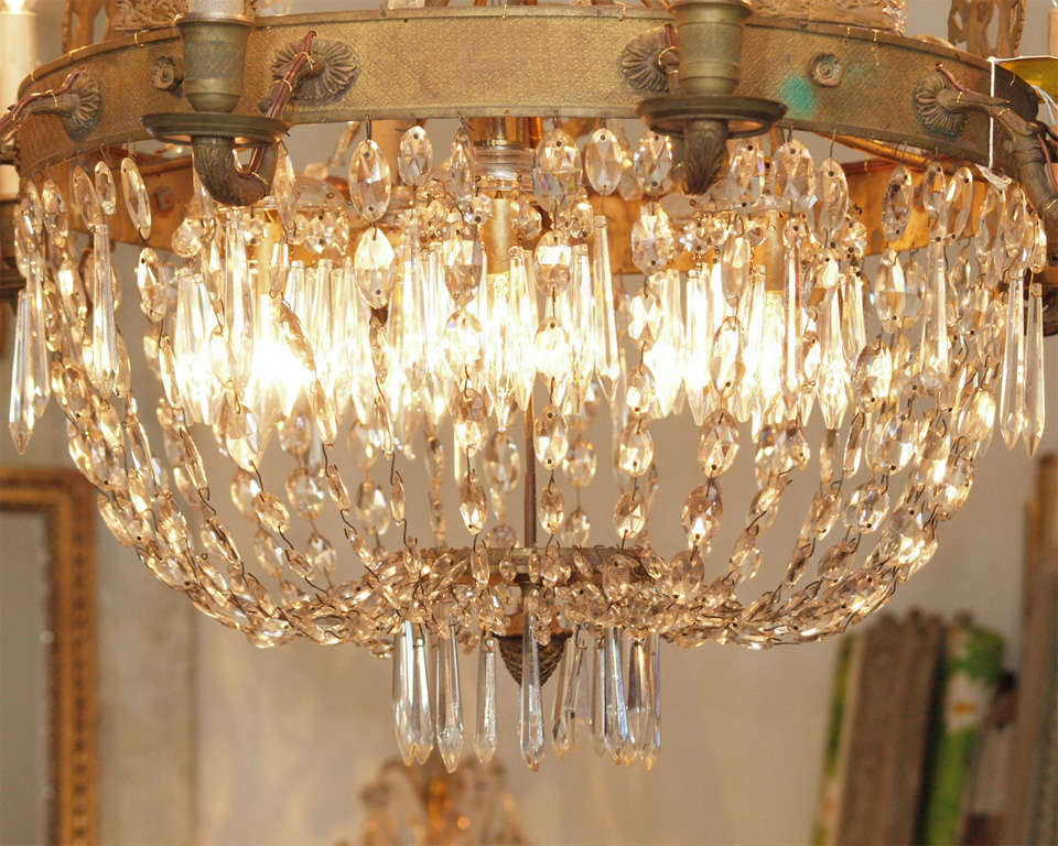 19th Century Empire Chandelier 1