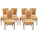 Set of six Napolean III Dining chairs