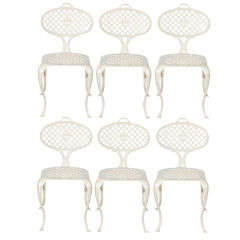 Set of Six Thinline Aluminum Chairs