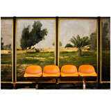 "Four Orange Seats" by Los Angeles photographer Sam Frost