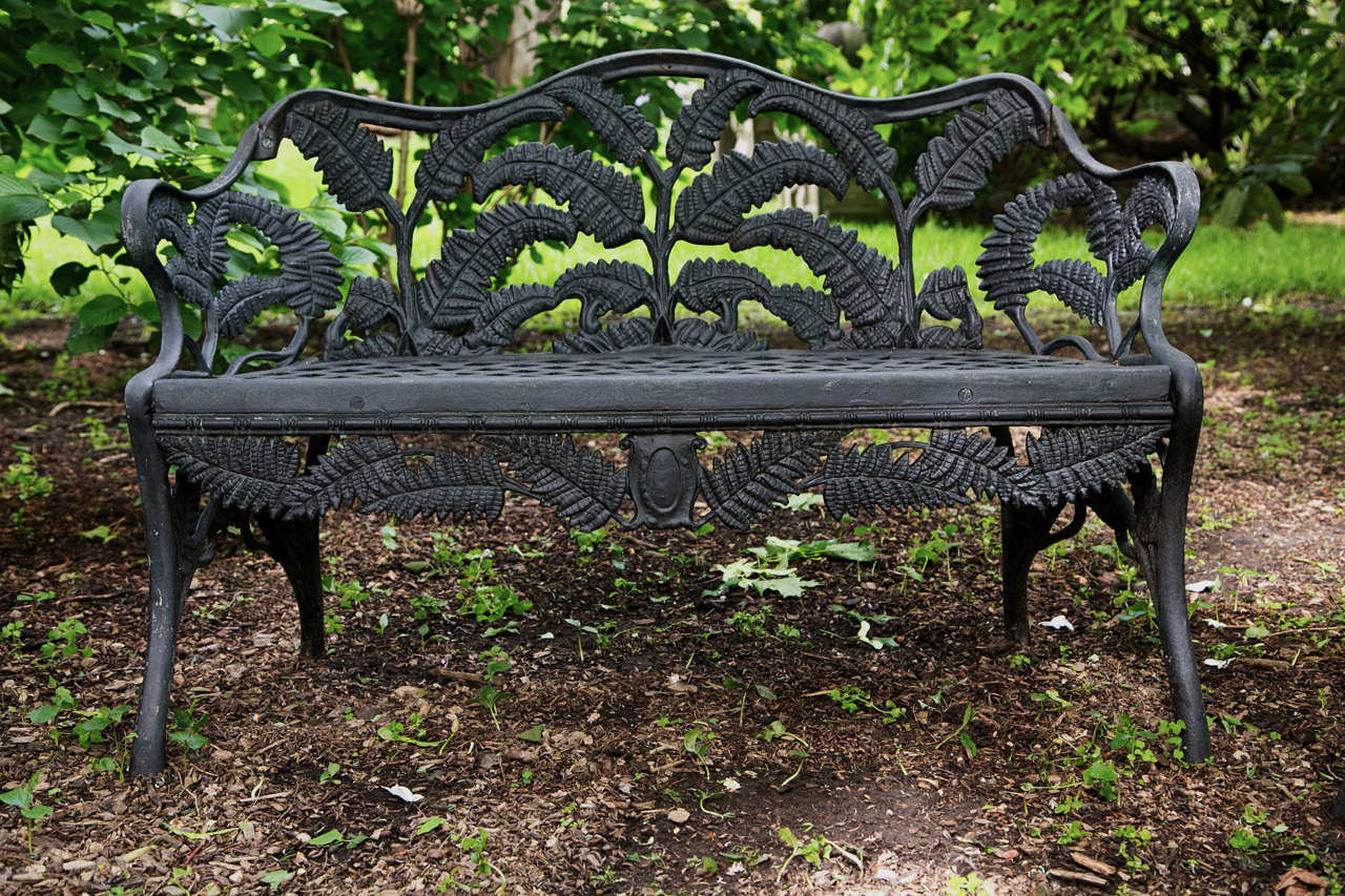 Victorian Exceptional Rare Marked New York Fern Set