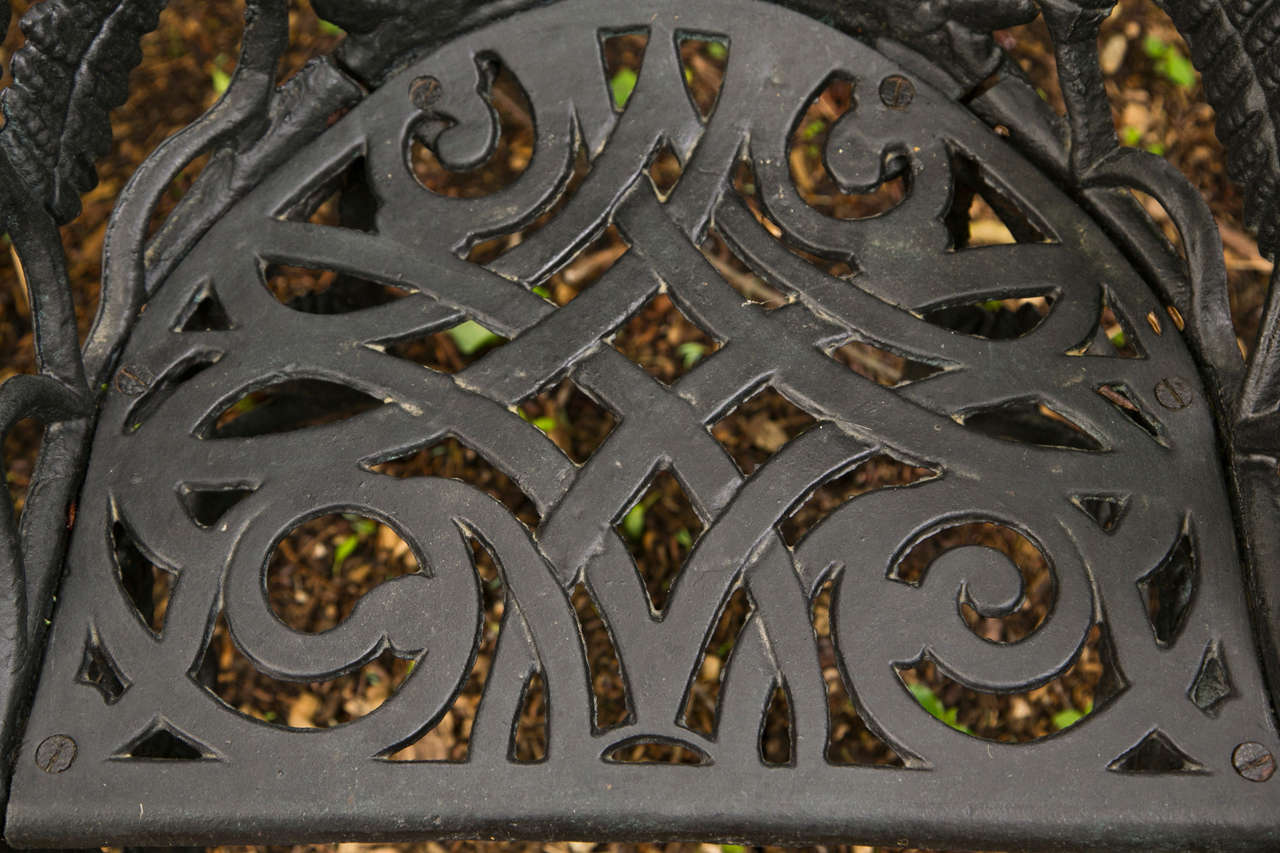 Exceptional Rare Marked New York Fern Set 2