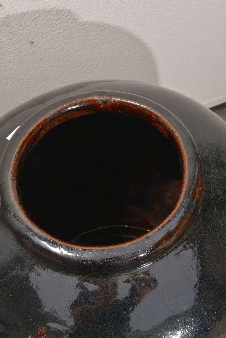 Antique Earthenware Wine Storage Jar at 1stDibs