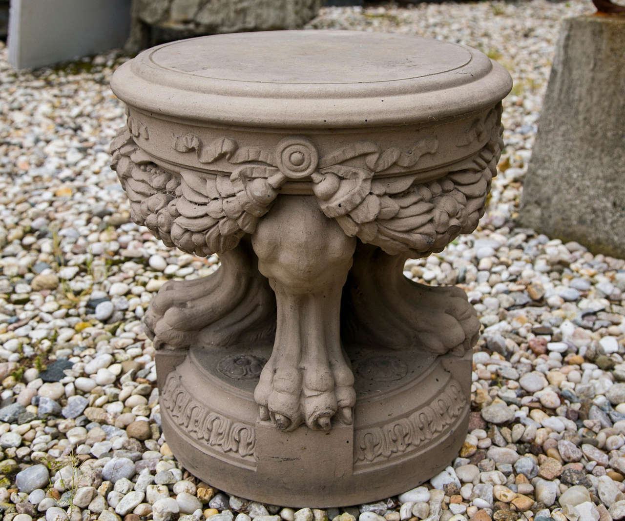 Italian Terracotta Garden Stool at 1stdibs