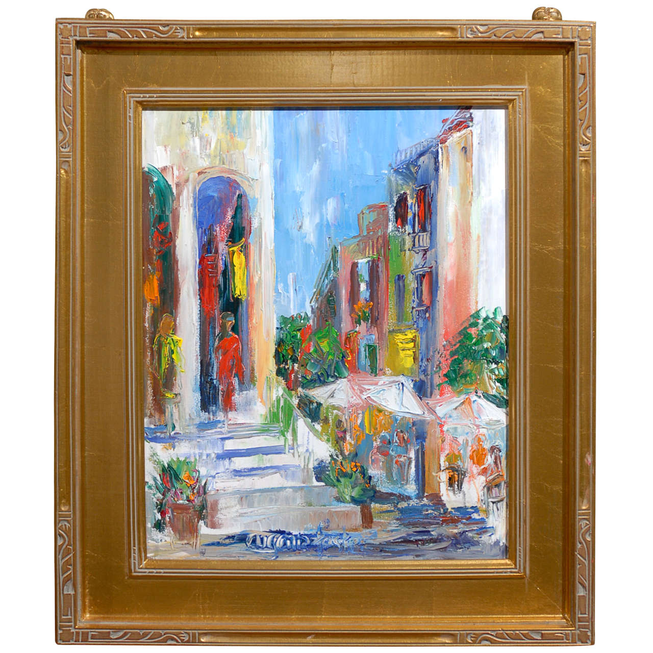 Signed Mid-20th Century French, Oil on Canvas