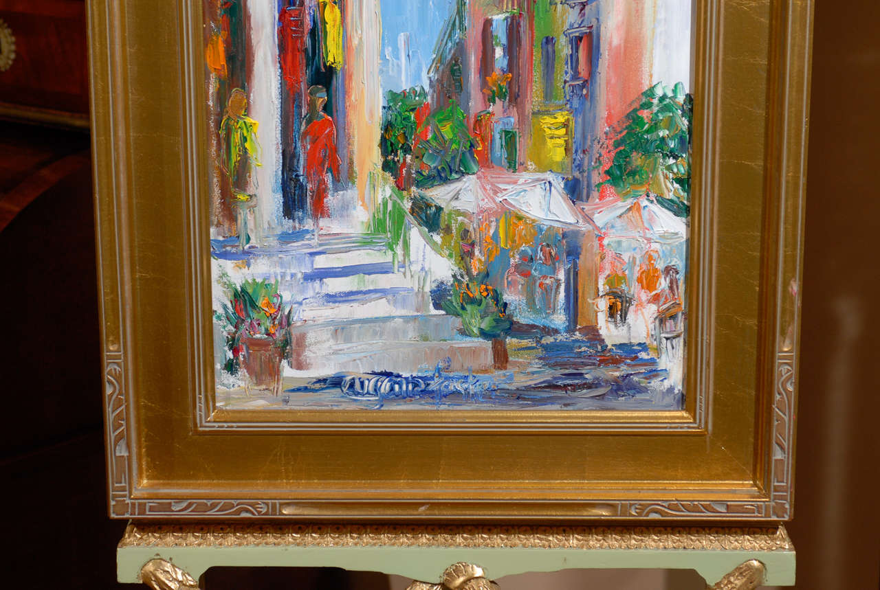 Signed Mid-20th Century French, Oil on Canvas 1