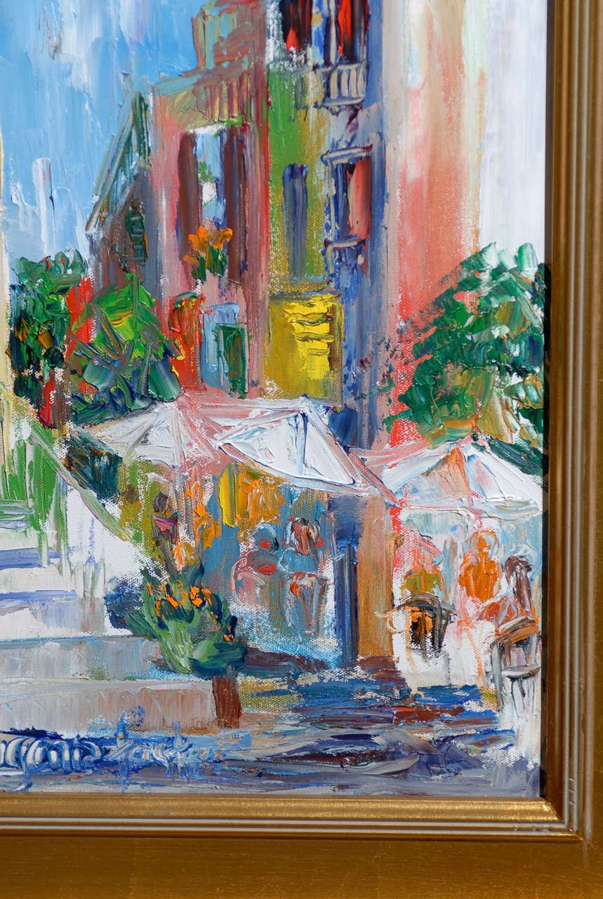 Signed Mid-20th Century French, Oil on Canvas 4