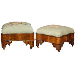 Vintage Pair of footstools