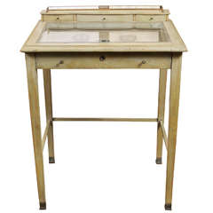 Painted Collector's Display Table