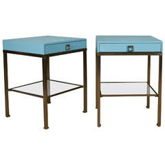 Pair Of Guy Lefebre 
s Side Tables