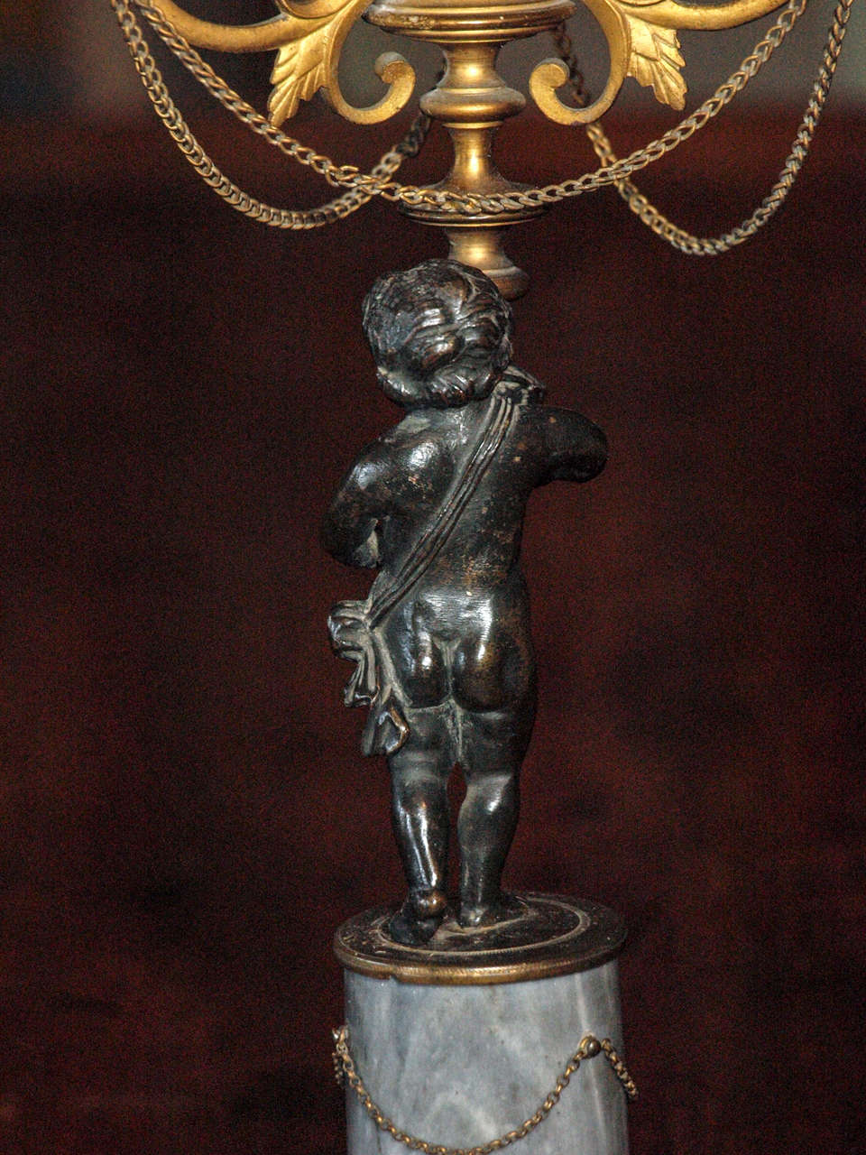 Pair of Louis XVI period candelabra For Sale 3