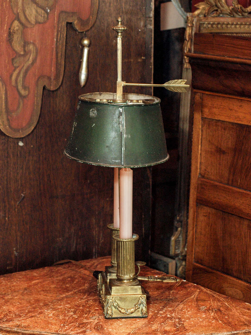 19th Century Directoire Bouillotte Lamp For Sale 4