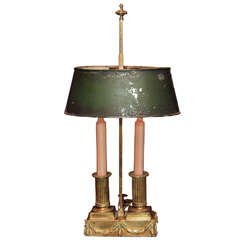 19th Century Directoire Bouillotte Lamp