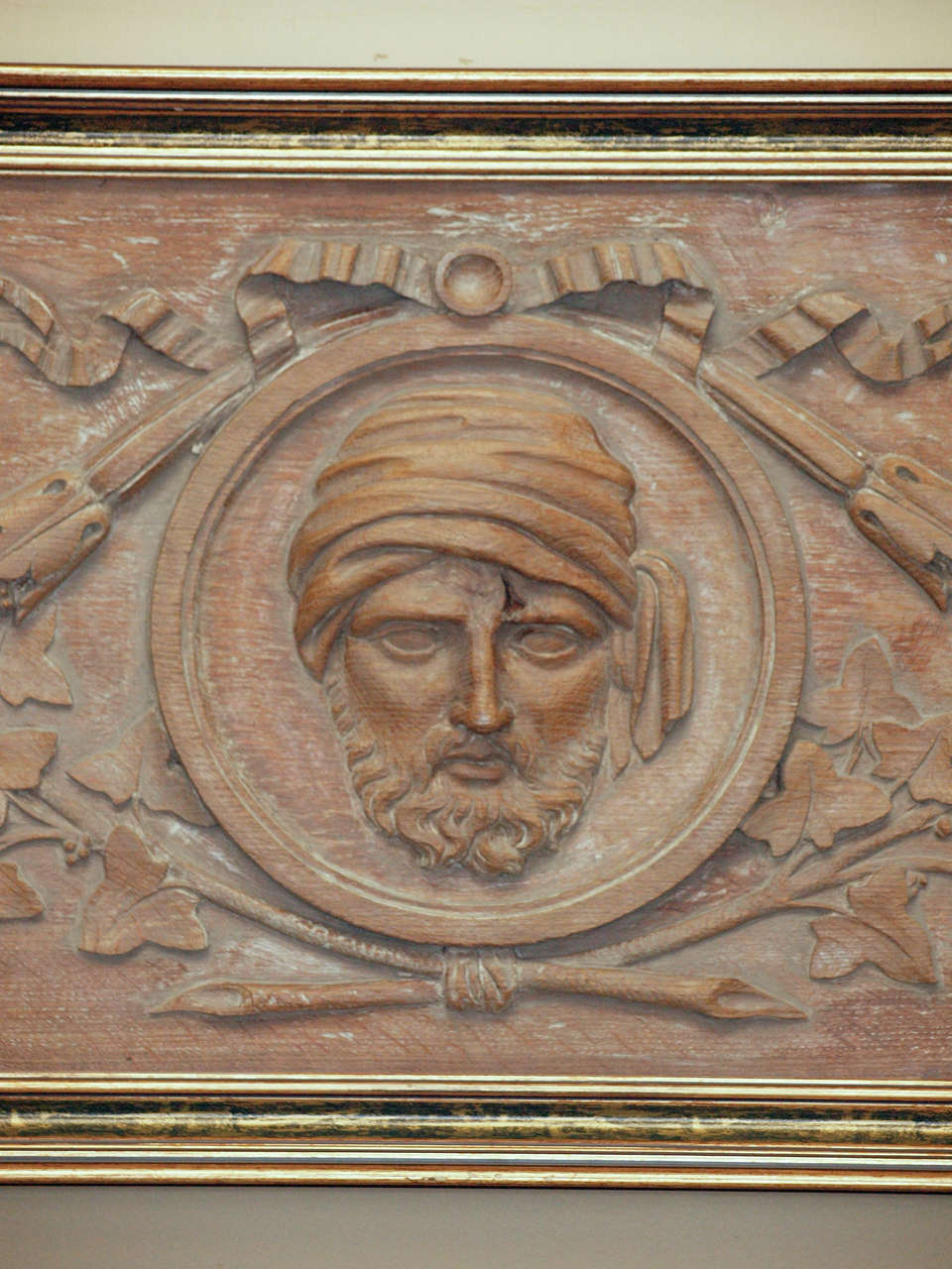 Early 19th Century French Carved Wood Bas Relief In Good Condition For Sale In New Orleans, LA