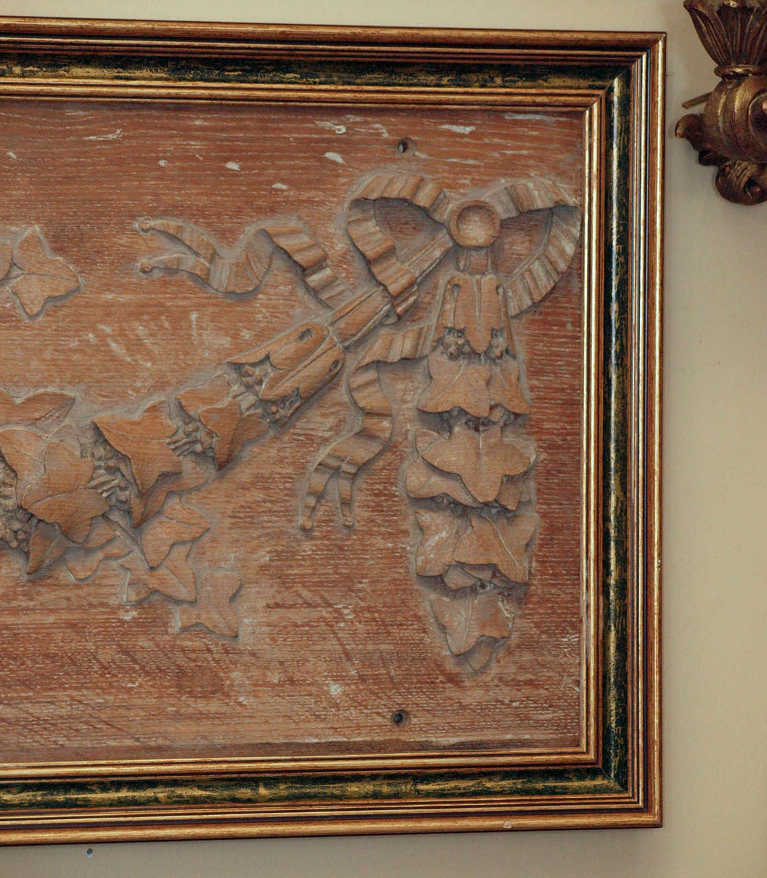 Early 19th Century French Carved Wood Bas Relief For Sale 2