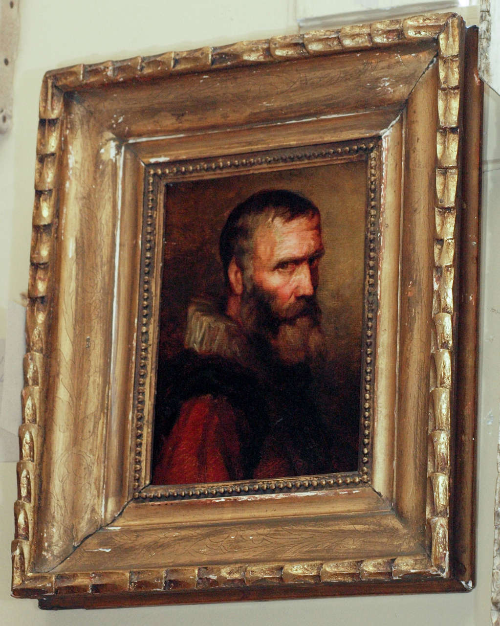 18th century Italian "Portrait" oil on board
