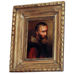 18th century Italian "Portrait" oil on board