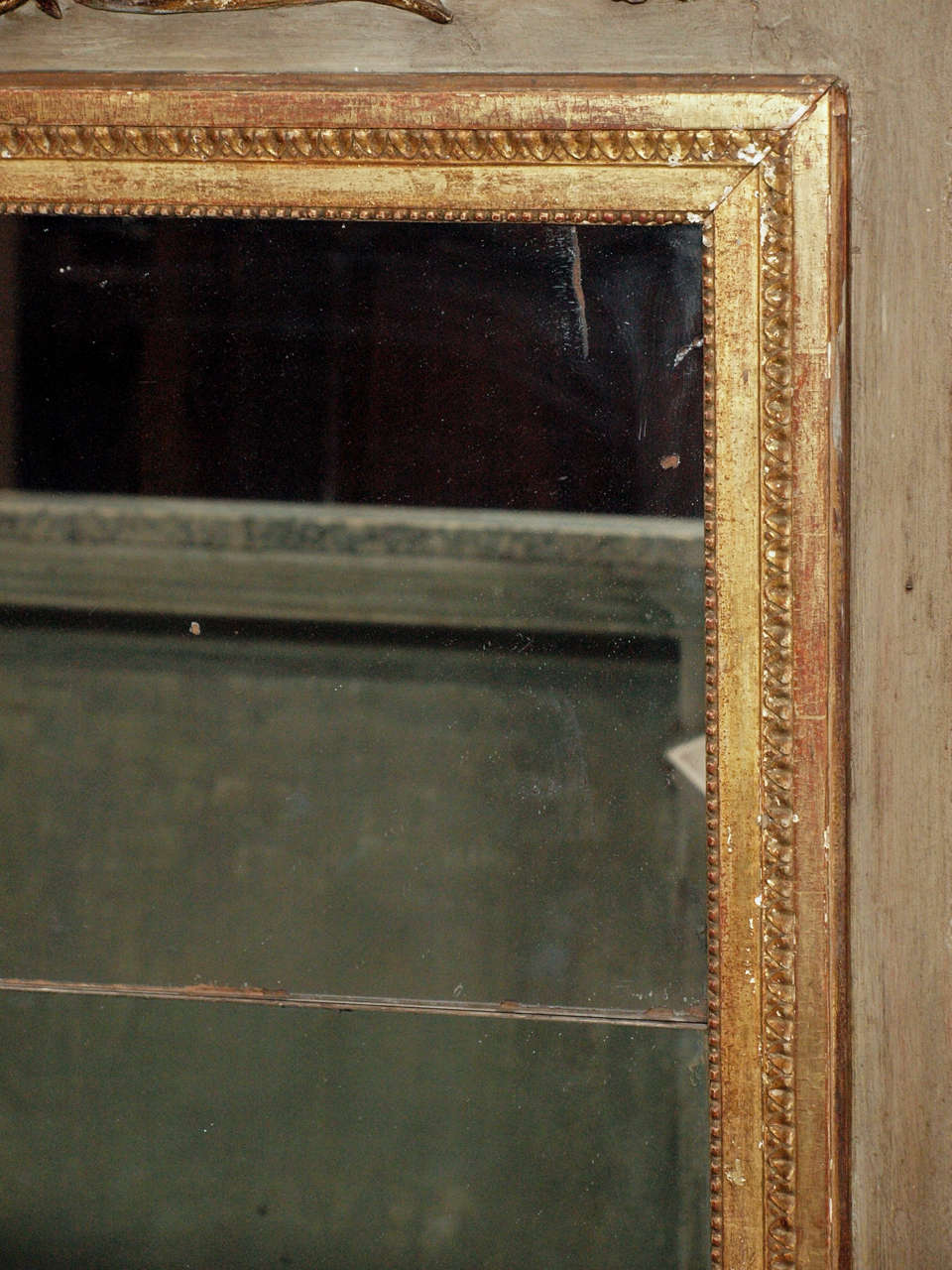 Louis XVI Trumeau Mirror For Sale 1