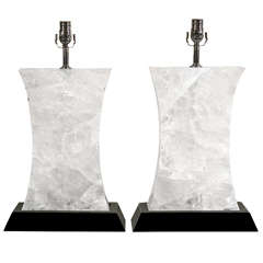 Pair of Rock Crystal Table Lamps, Contemporary 11