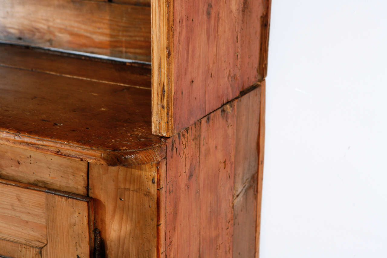 Late 19th Century French Pine Hutch Cabinet 4
