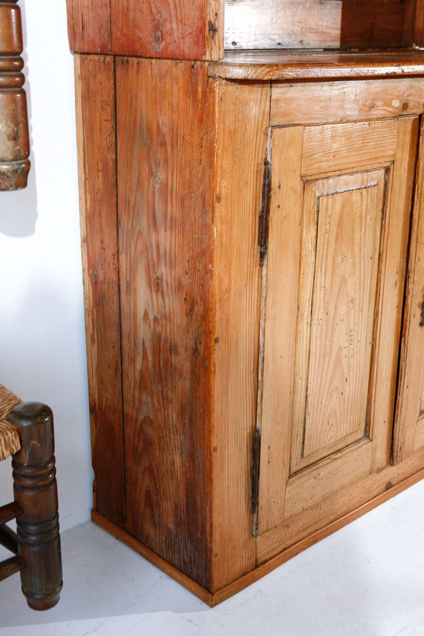 Late 19th Century French Pine Hutch Cabinet 5