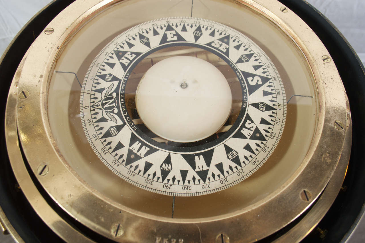 Industrial Ship's Binnacle Compass by Kelvin & Wilfrid O. White Co.