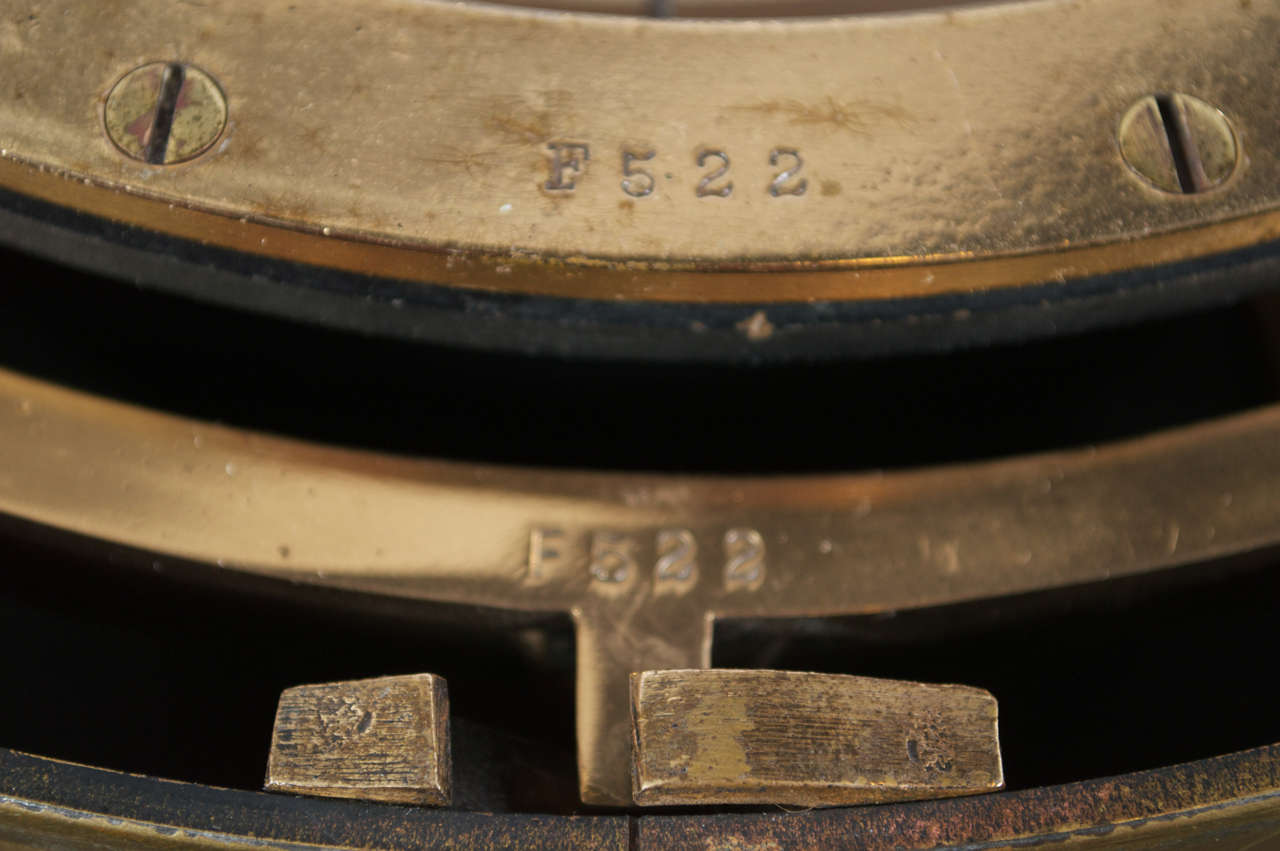 Ship's Binnacle Compass by Kelvin & Wilfrid O. White Co. In Good Condition In San Francisco, CA