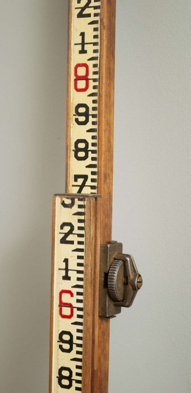 Mid-20th Century Lietz Extension Measuring Rod with Target Plate