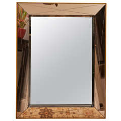 20th c. Art Deco Style Wall Mirror