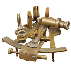 Miniature Stanley Sextant - London 1892 with Case