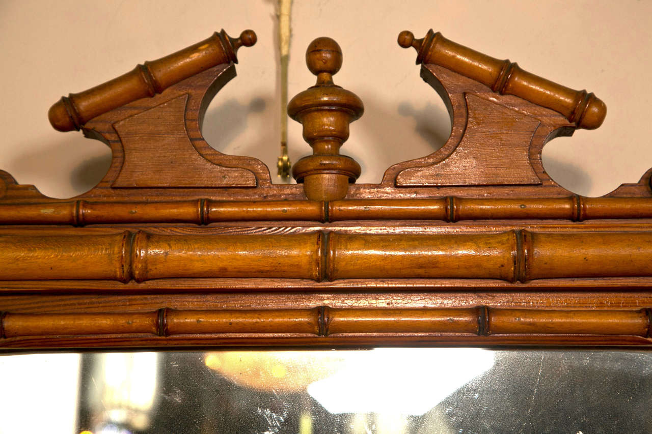 19th c. Faux Bamboo French Chest of Drawers 4
