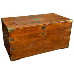 Antique 19th c. Camphor Wood Trunk