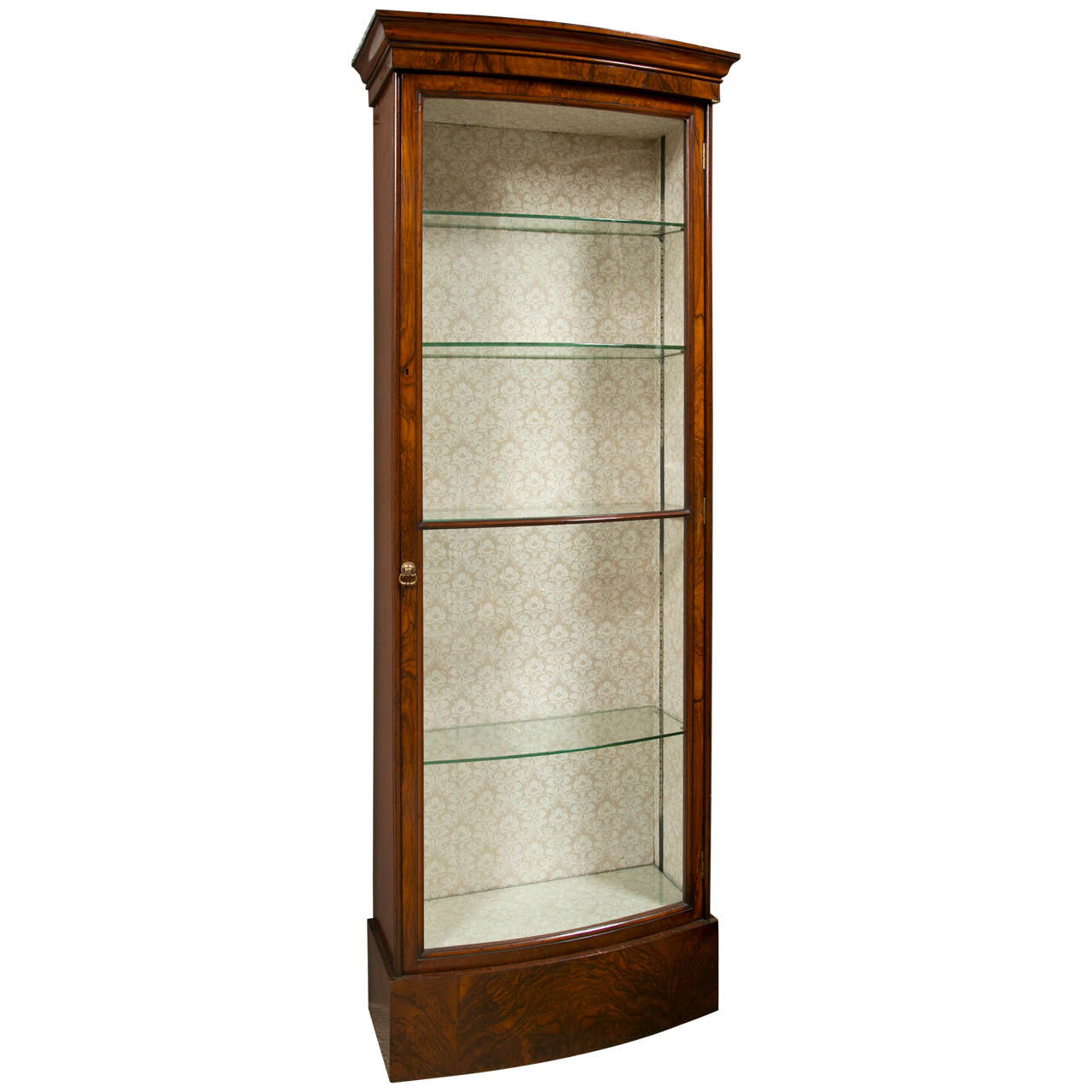 19th c Vitrine / Bookcase with Glass Door