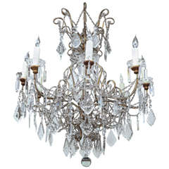Italian Macarone Beaded Crystal Chandelier 4