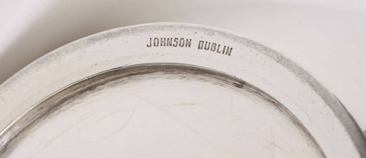 Irish Sterling Silver Water Pitcher/Jug by Edmond Johnson 1