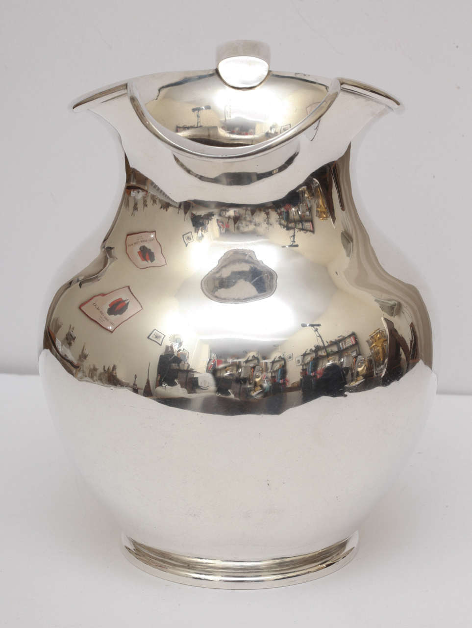 Irish Sterling Silver Water Pitcher/Jug by Edmond Johnson at 1stDibs