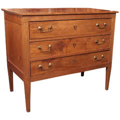 19th Century French Three Drawer Commode