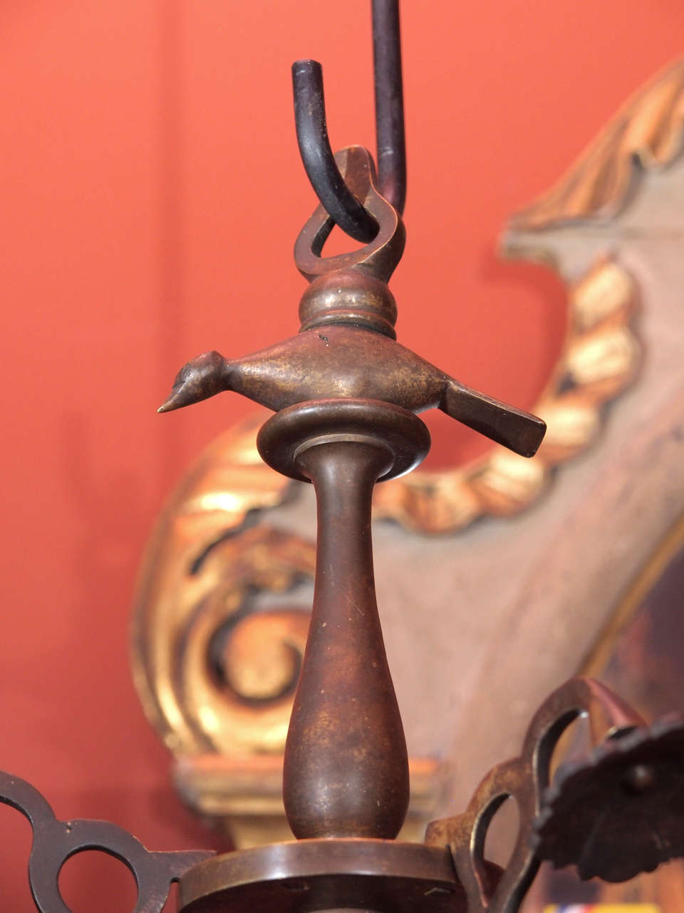 Jacobean 19th Century Flemish Brass Chandelier