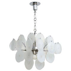 Vistosi Iridescent Disc Chandelier