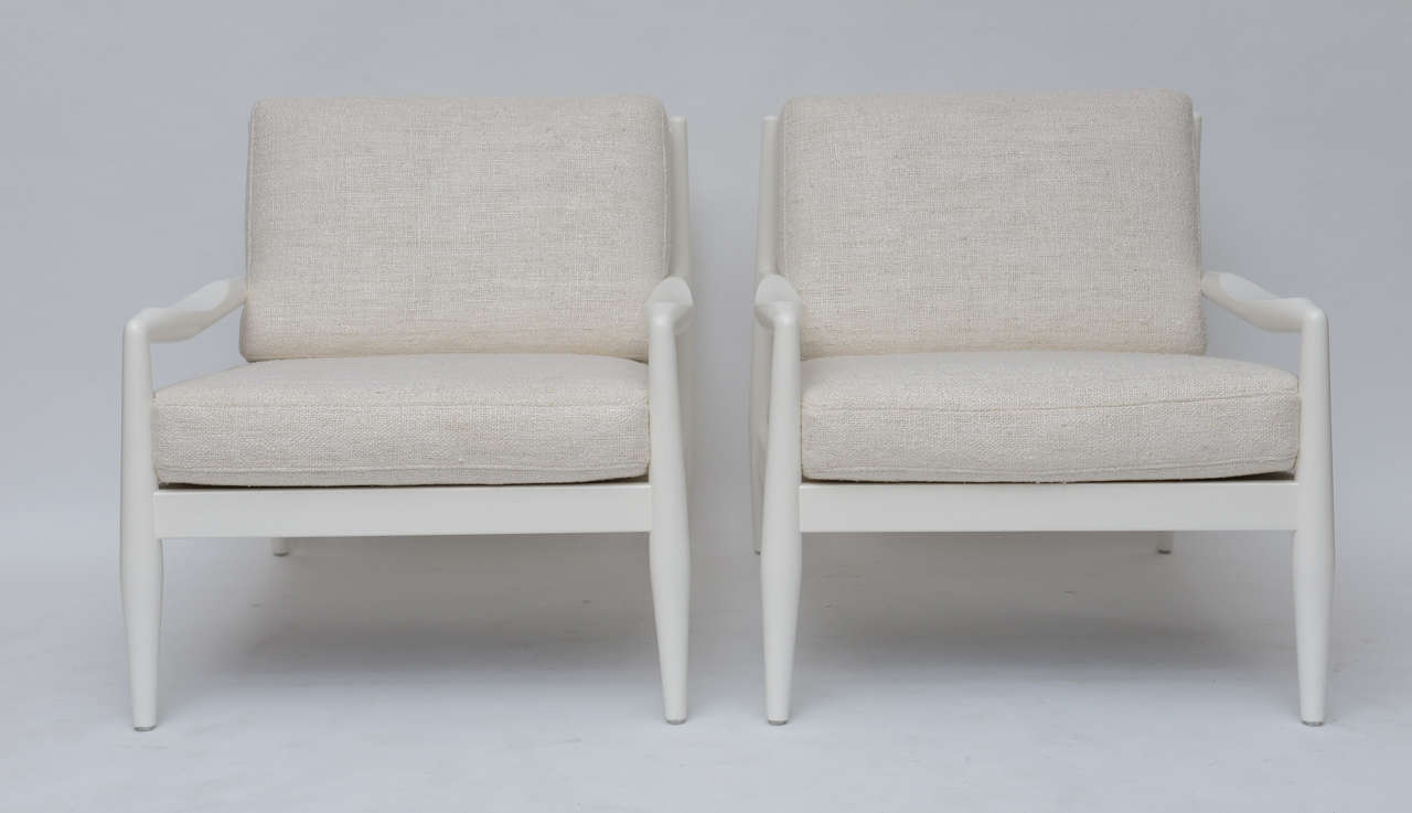 Mid-Century Modern Pair of Adrian Pearsall Lounge Chairs