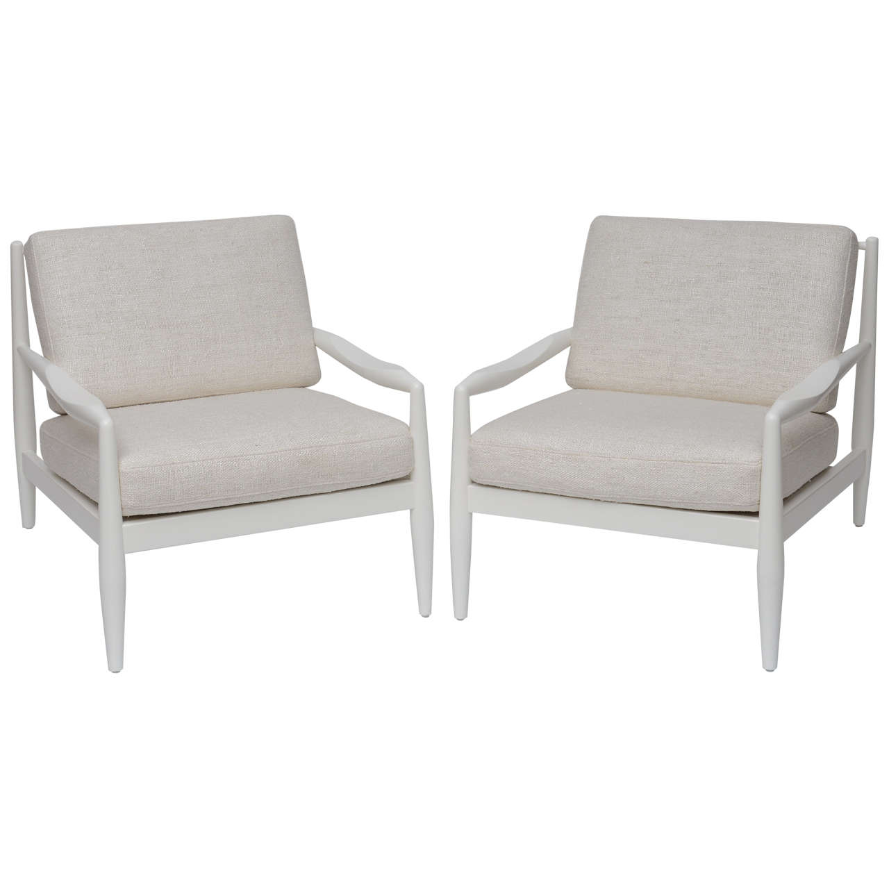 Pair of Adrian Pearsall Lounge Chairs