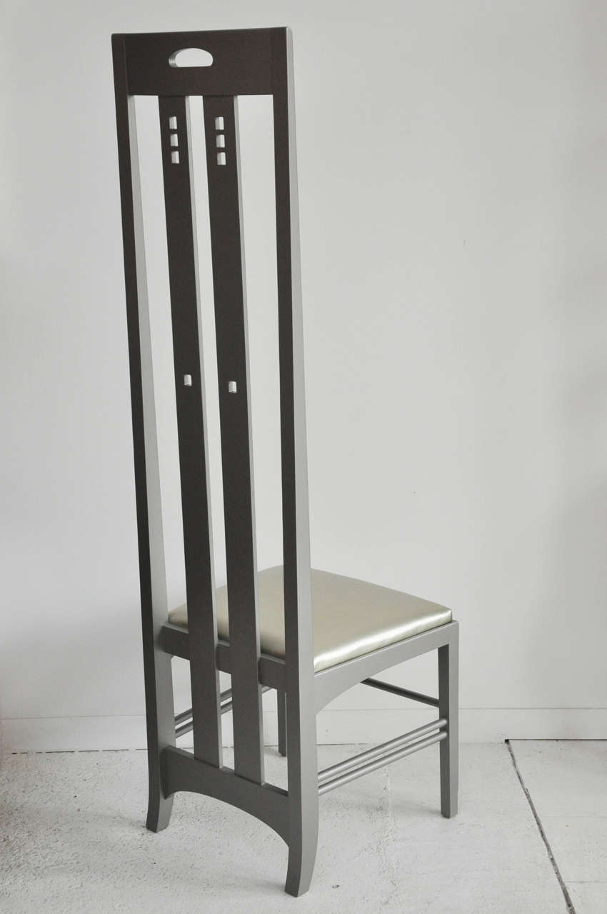 Set of Eight Cassina by Charles Mackintosh Dining Chairs 6