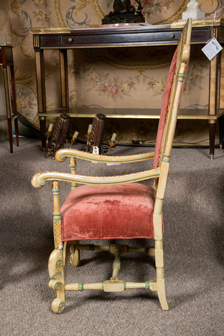 18th Century Set Ten Highly Decorative Custom French Chinoiserie Dining Chairs Louis XV Style