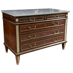 Russian Neoclassical Bronze-Mounted Marble-Top Commode 7
