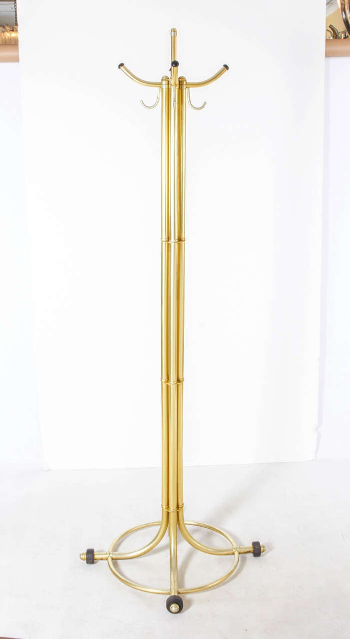 gold coat stand