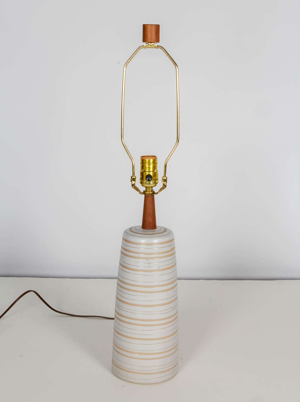 20th Century Pair of Incised Lamps by Jane and Gordon Martz for Marshall Studios